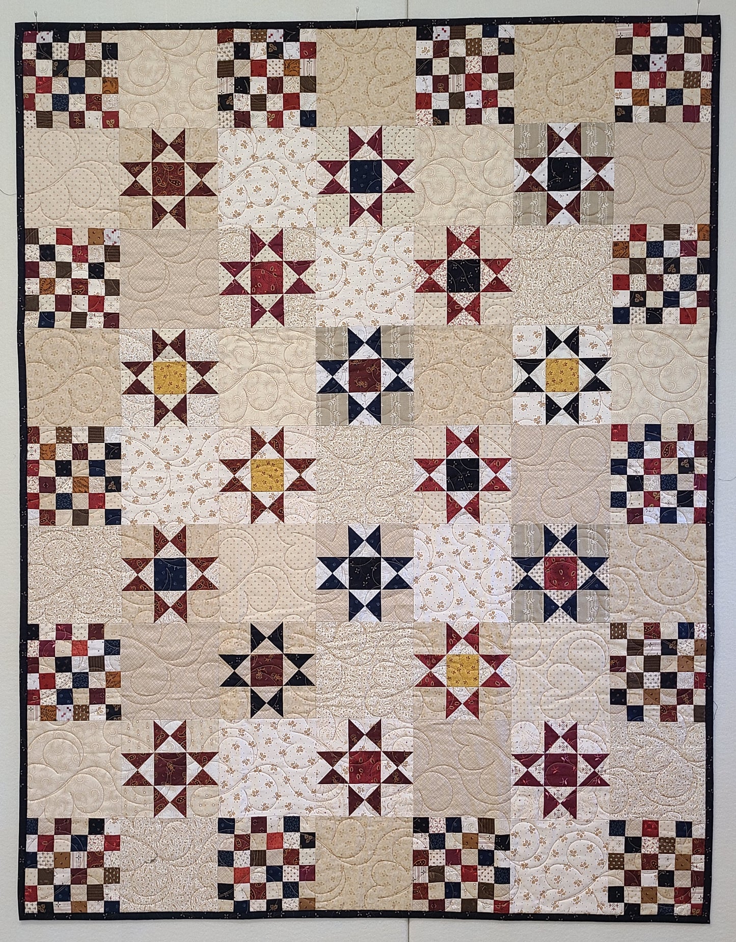 Ohio Star Crossing 42" x 54"