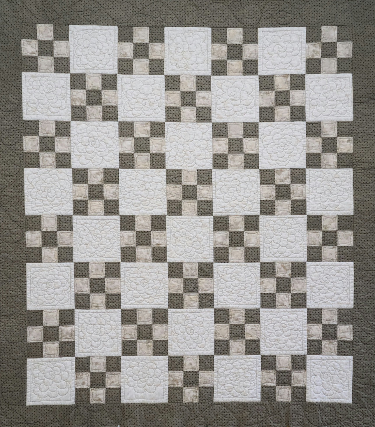 Baby Quilt Green & Yellow