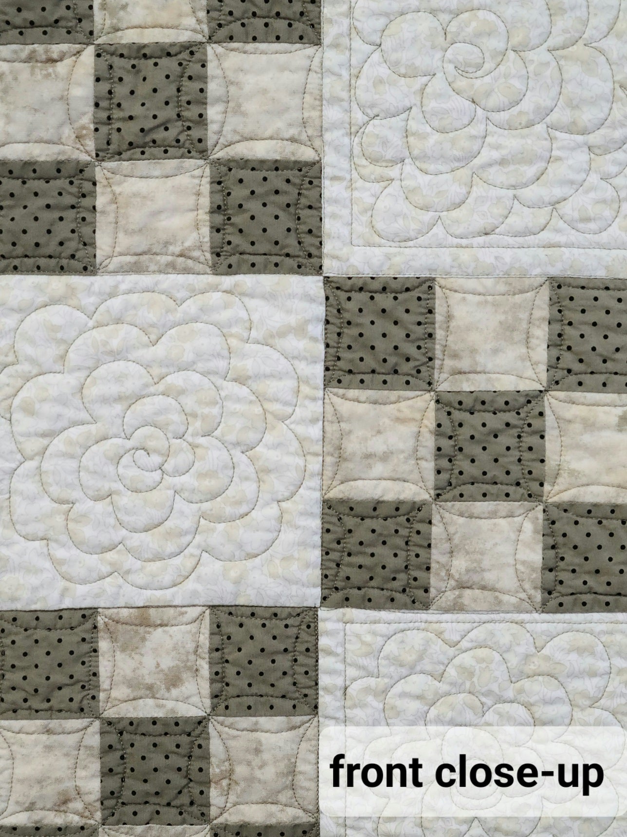 Baby Quilt Green & Yellow